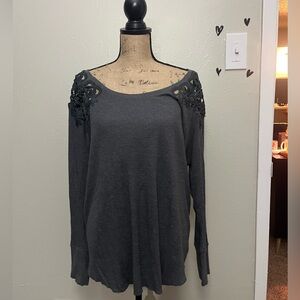 American Eagle Long Sleeve Thermal Top